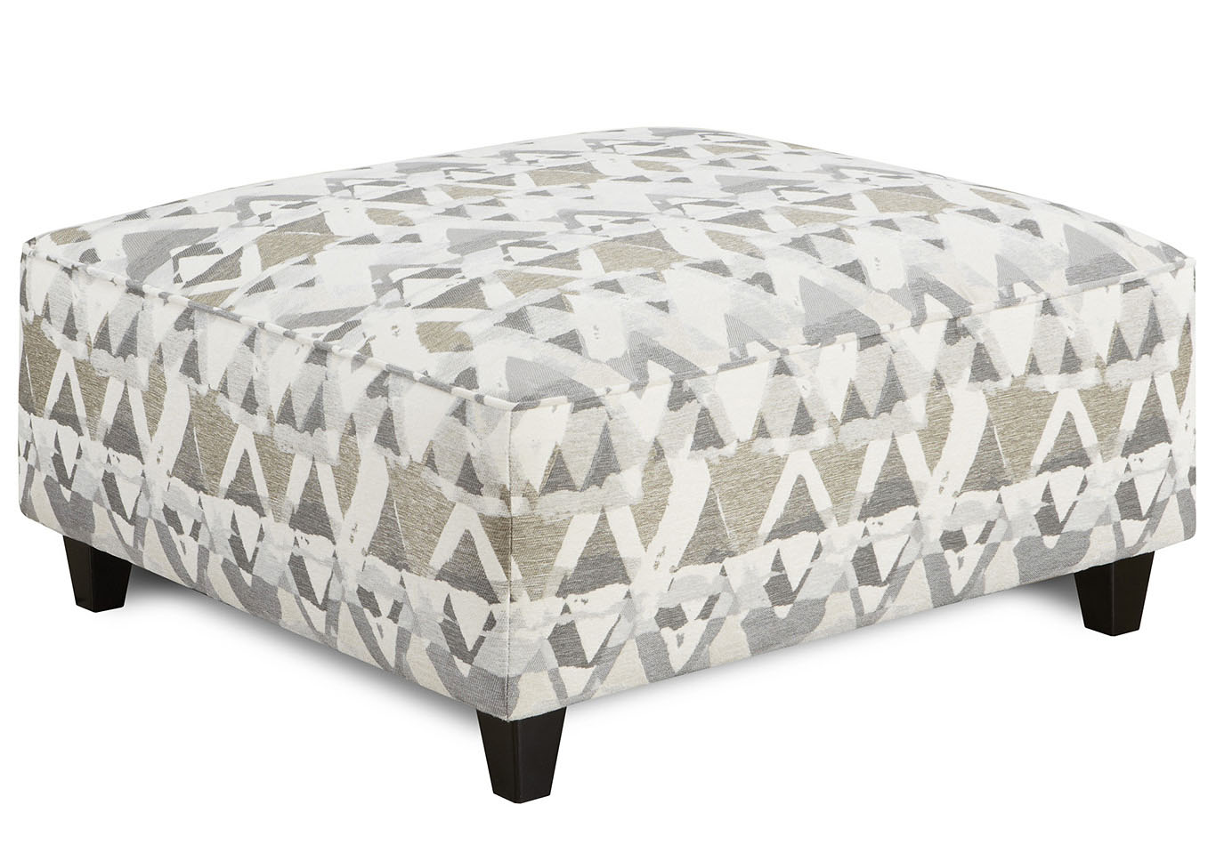 Mountain View Cement Cocktail Ottoman,Furniture Land