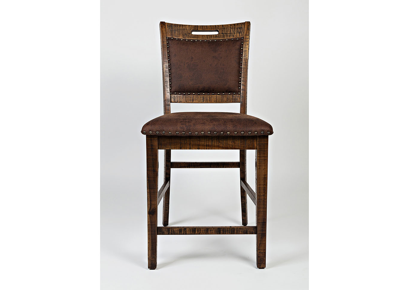 Upholstered Back Counter Stool,Furniture Land