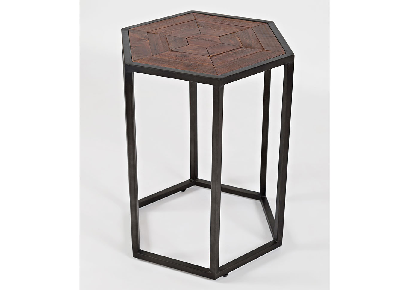 Jofran Living Room Hex End Table- Set Of Two 786261 at FurnitureLand,Furniture Land