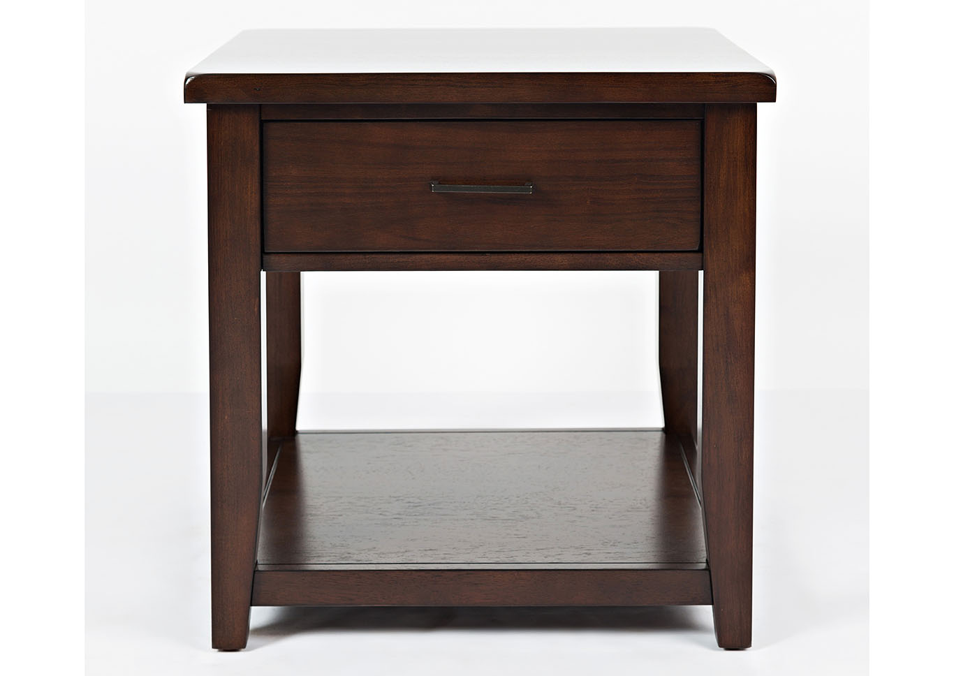Twin Cities Dark Cherry End Table,Furniture Land