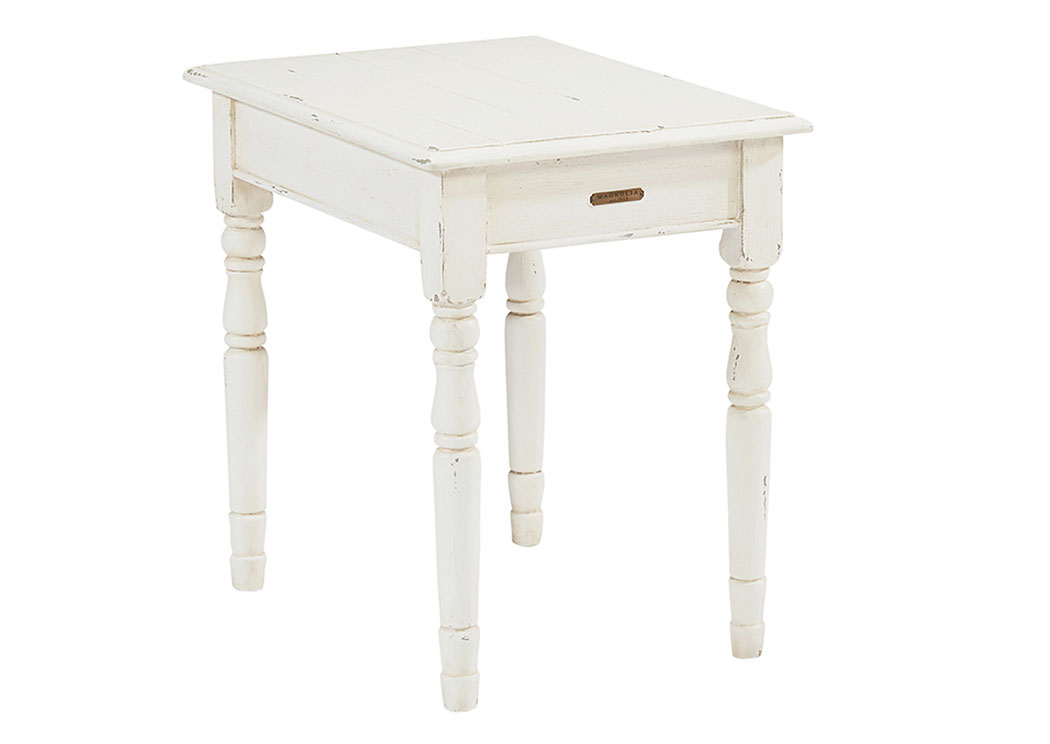 Magnolia Home by Joanna Gaines Bedroom Night Table, White Finish 748442 at FurnitureLand,Furniture Land