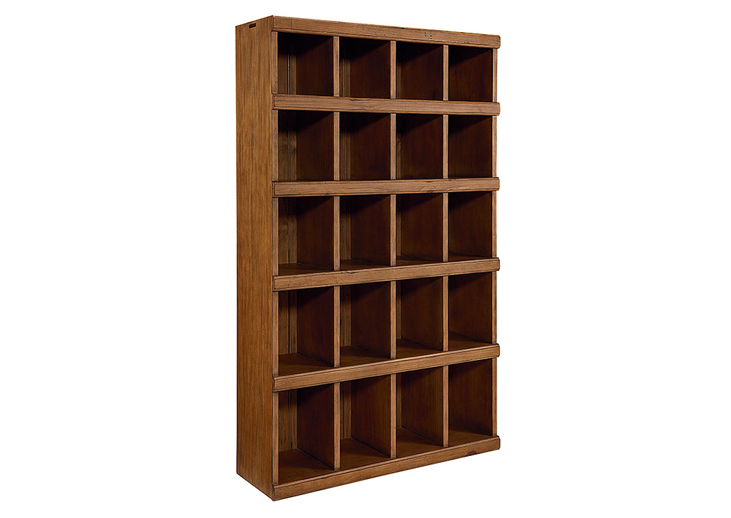 Magnolia Home by Classroom Home Storage Cubby Bookcase, Bench Finish 766885 at FurnitureLand,Furniture Land