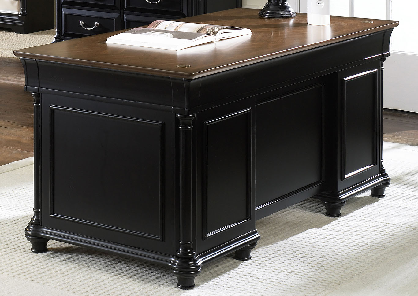 Chocolate and Cherry Junior Executive Desk,Furniture Land