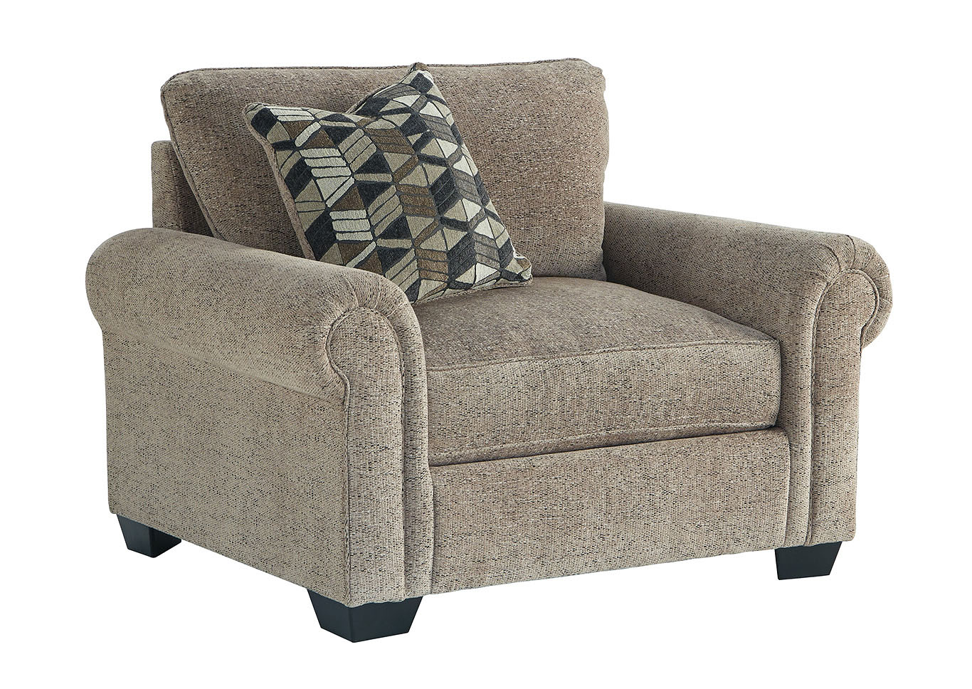 Living Room Ashley Benchcraft Chair and a Half 826981 at FurnitureLand,Furniture Land