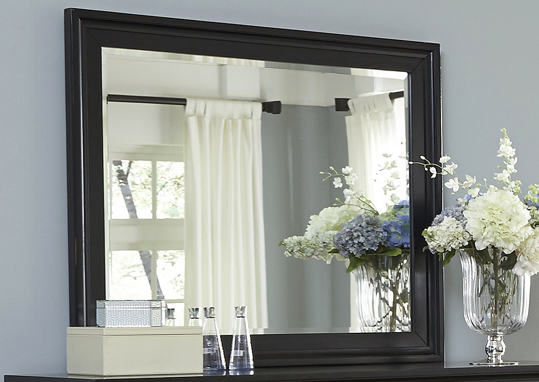 Liberty Ham III Black Landscape Mirror,Furniture Land