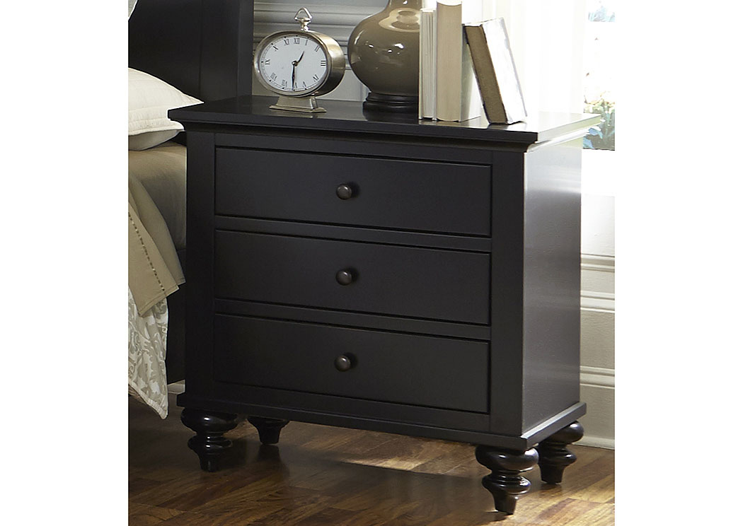 Liberty Furniture Bedroom 3 Drawer Nightstand 806588 at FurnitureLand,Furniture Land