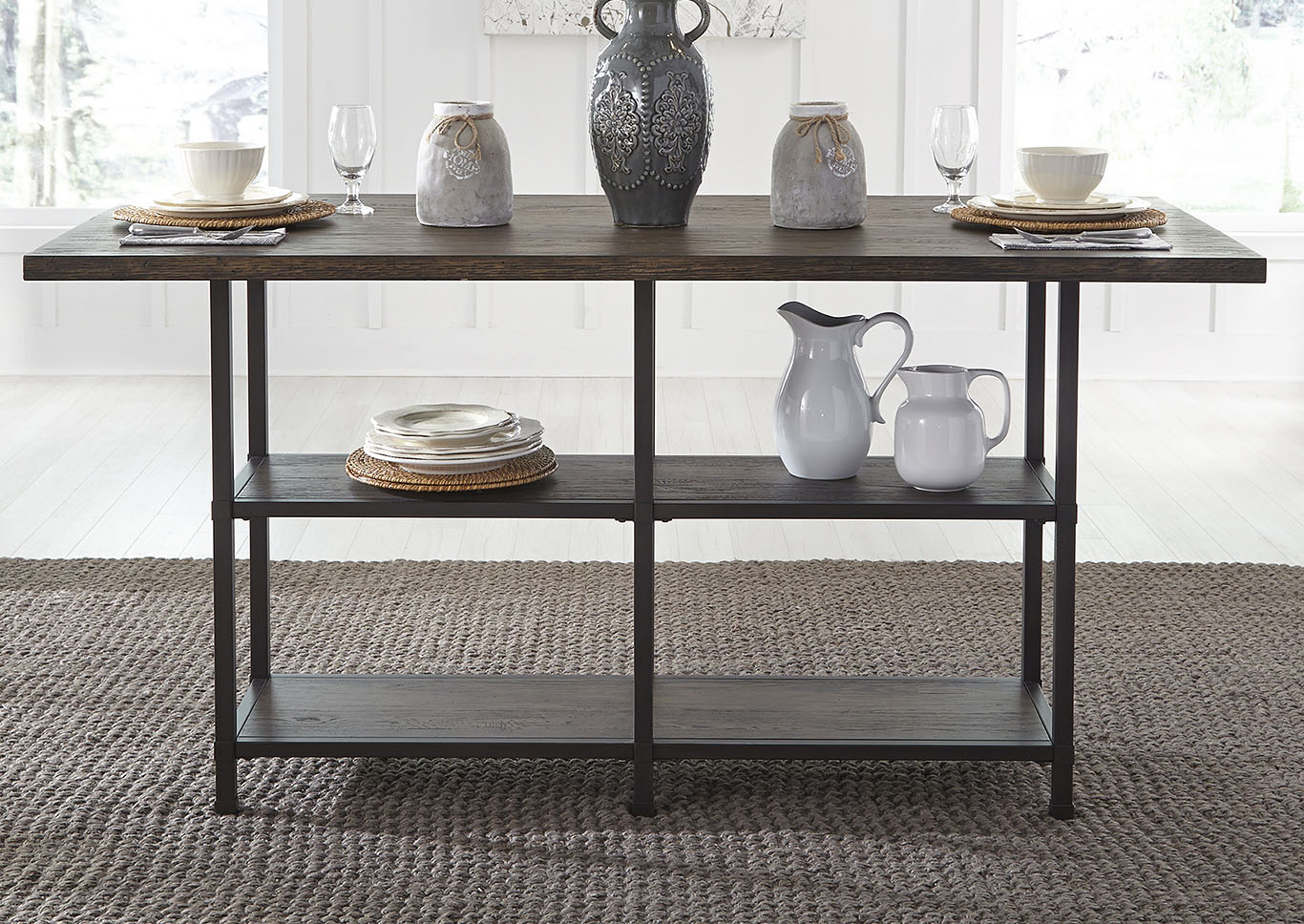 Distressed Oak Kitchen Island,Furniture Land