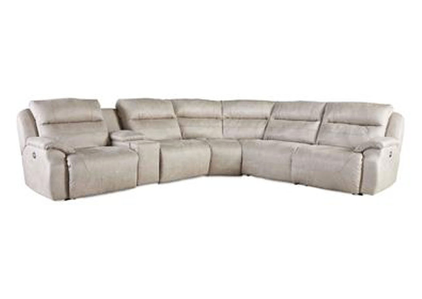 Design 2 Recline Elk River Pebble Power Headrest Reclining Sectional,Furniture Land