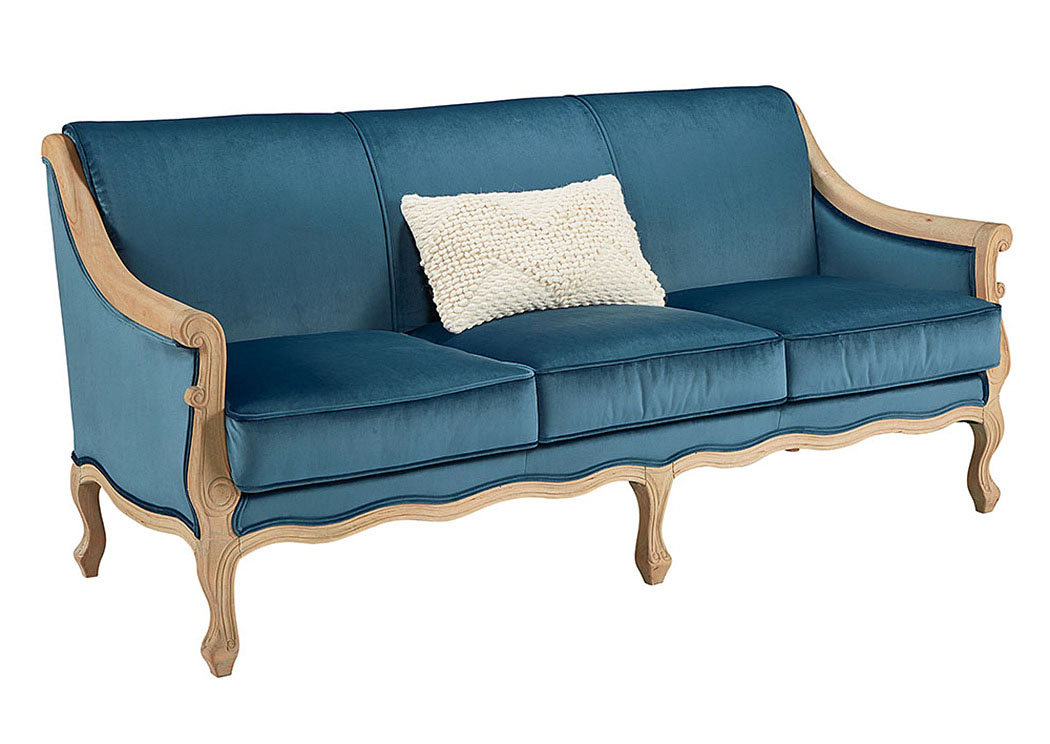 Magnolia Home by Joanna Gaines Living Room Mclennan Sofa - Navy 771169 at FurnitureLand,Furniture Land