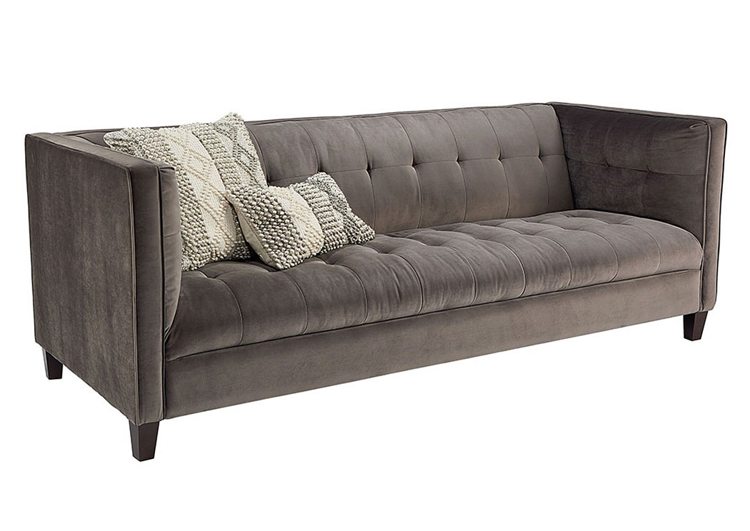 Magnolia Home by Joanna Gaines Living Room Sofa, Fog 771164 at FurnitureLand,Furniture Land