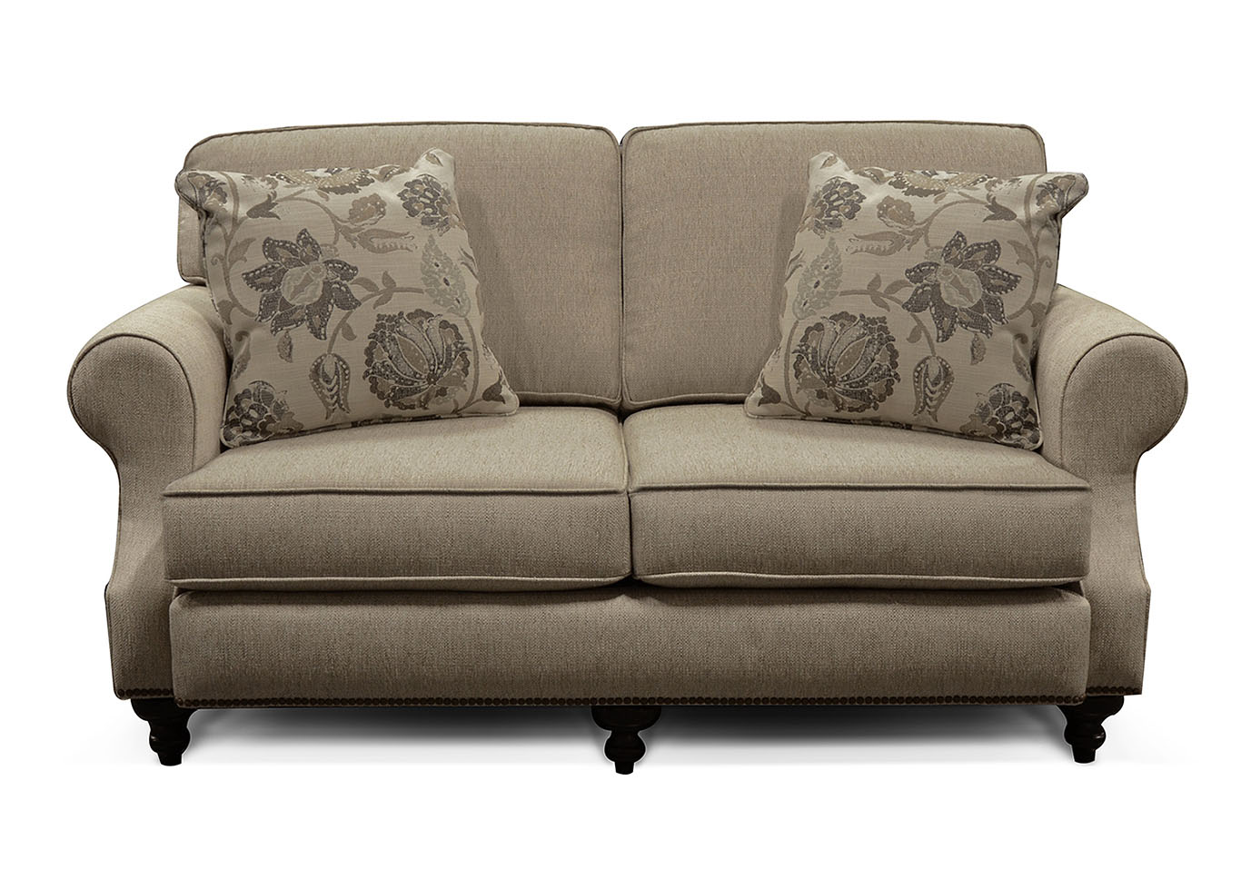 England Mason Bisque Wolcott Portobello Loveseat,Furniture Land