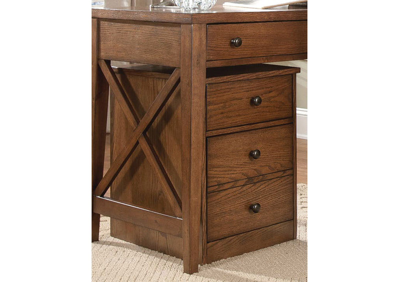 Liberty Furniture Home Office Mobile File Cabinet 609919 at FurnitureLand,Furniture Land