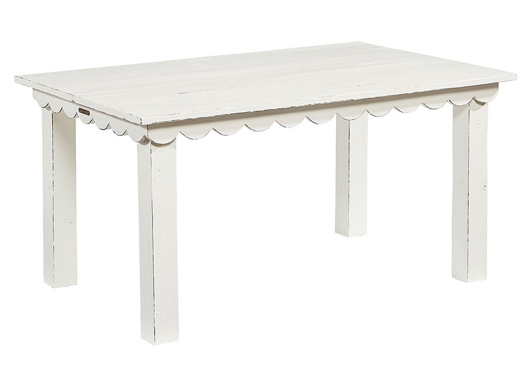 Magnolia Home by Joanna Gaines Dining Room Kid's Table, Jo's White 765872 at FurnitureLand,Furniture Land