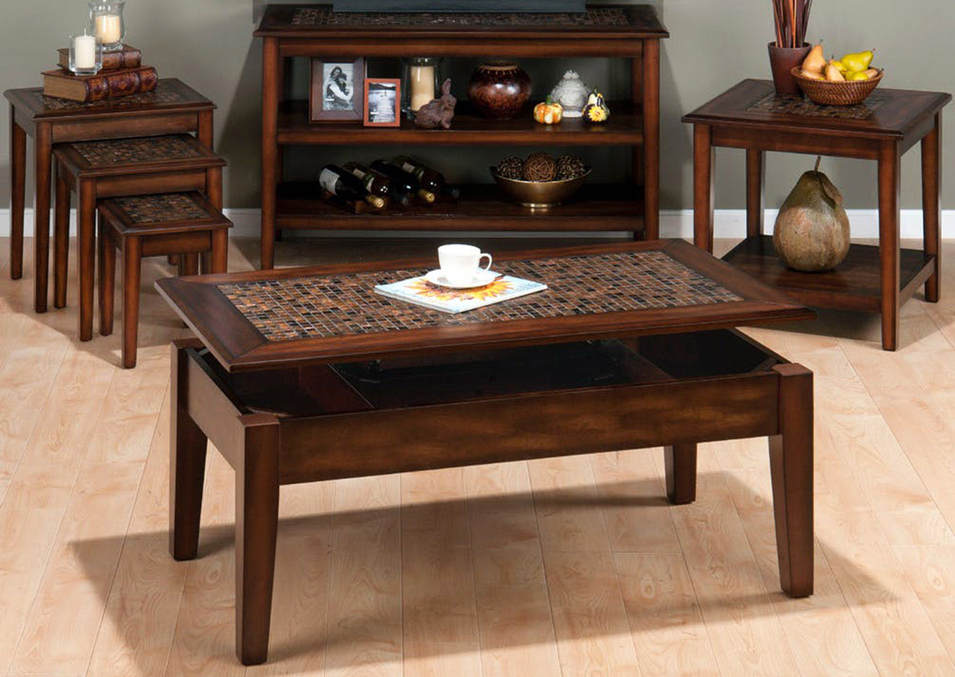 Jofran Living Room Lift Top Cocktail Table 619405 at FurnitureLand,Furniture Land