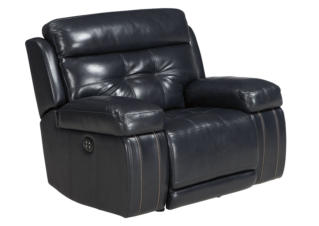 Signature Design by Ashley Living Room Power Recliner/ADJ Headrest 792114 at FurnitureLand,Furniture Land
