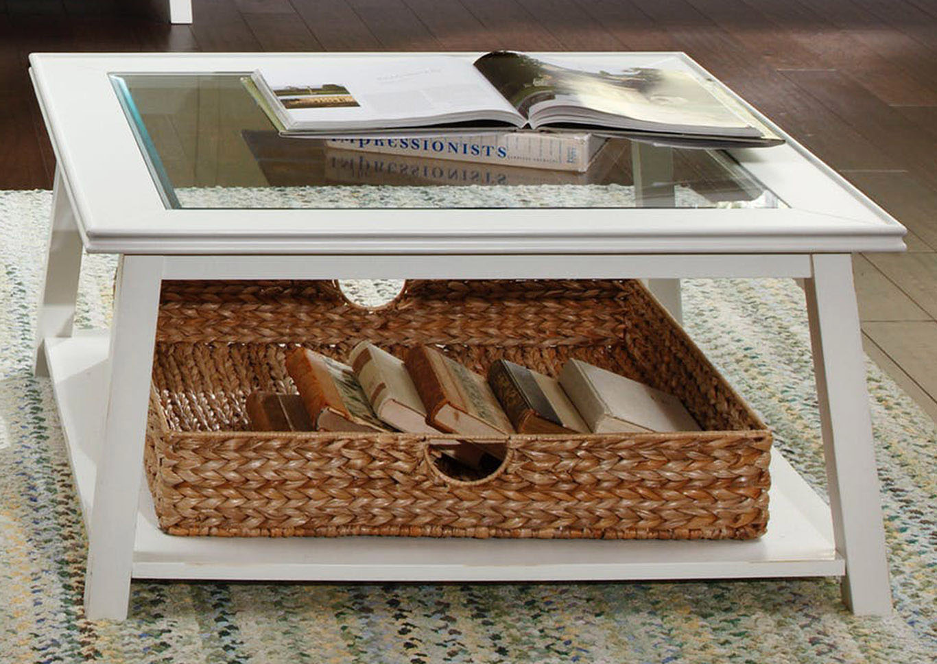 Liberty Furniture Living Room Cocktail Table 656356 at FurnitureLand,Furniture Land