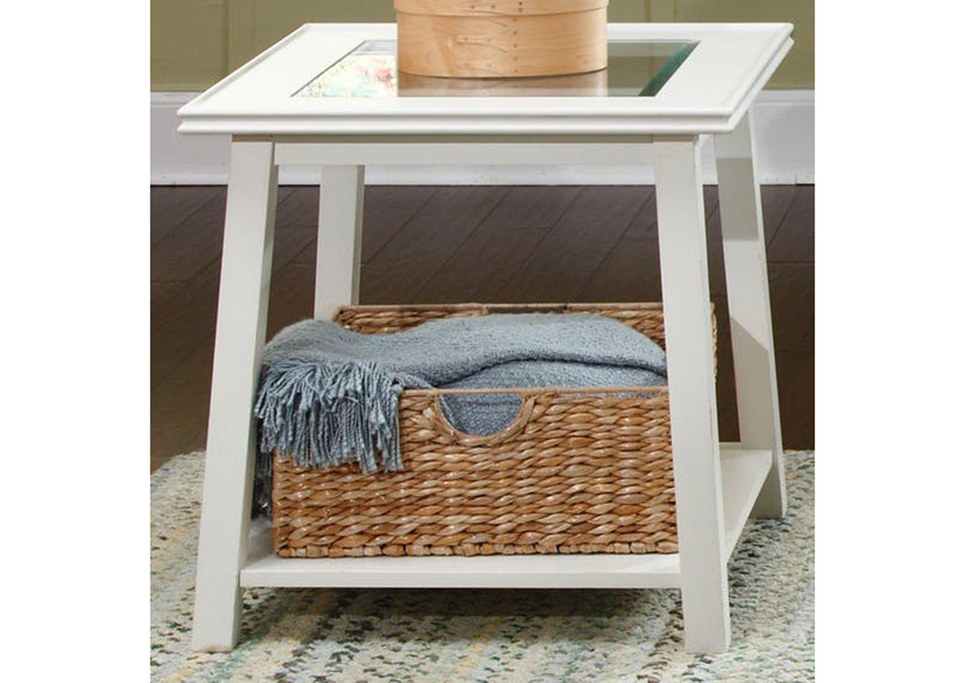 Liberty Furniture Living Room End Table 656357 at FurnitureLand,Furniture Land