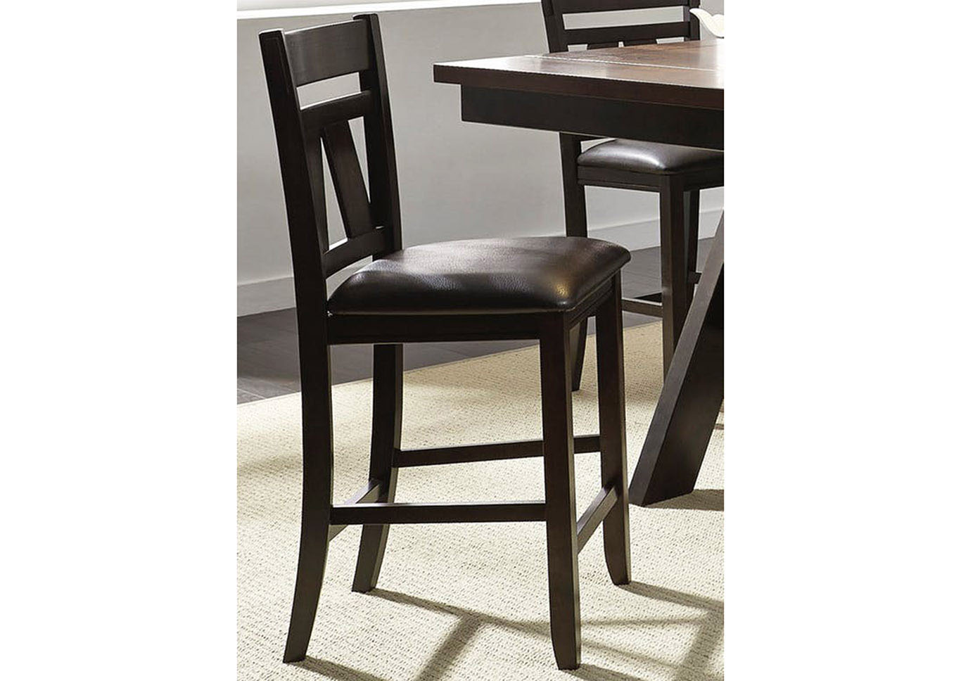 Liberty Furniture Bar and Game Room Splat Back Counter Chair (RTA) 656365 at FurnitureLand,Furniture Land