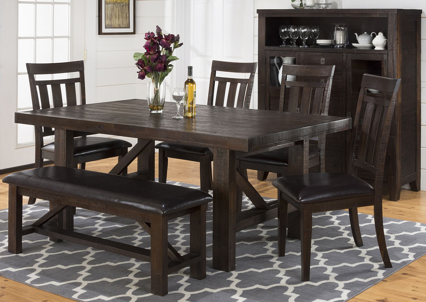 Rustic Chocolate Cabinet,Furniture Land