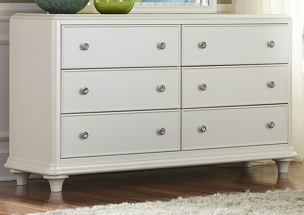 Liberty Furniture Bedroom 6 Drawer Dresser 683694 at FurnitureLand,Furniture Land