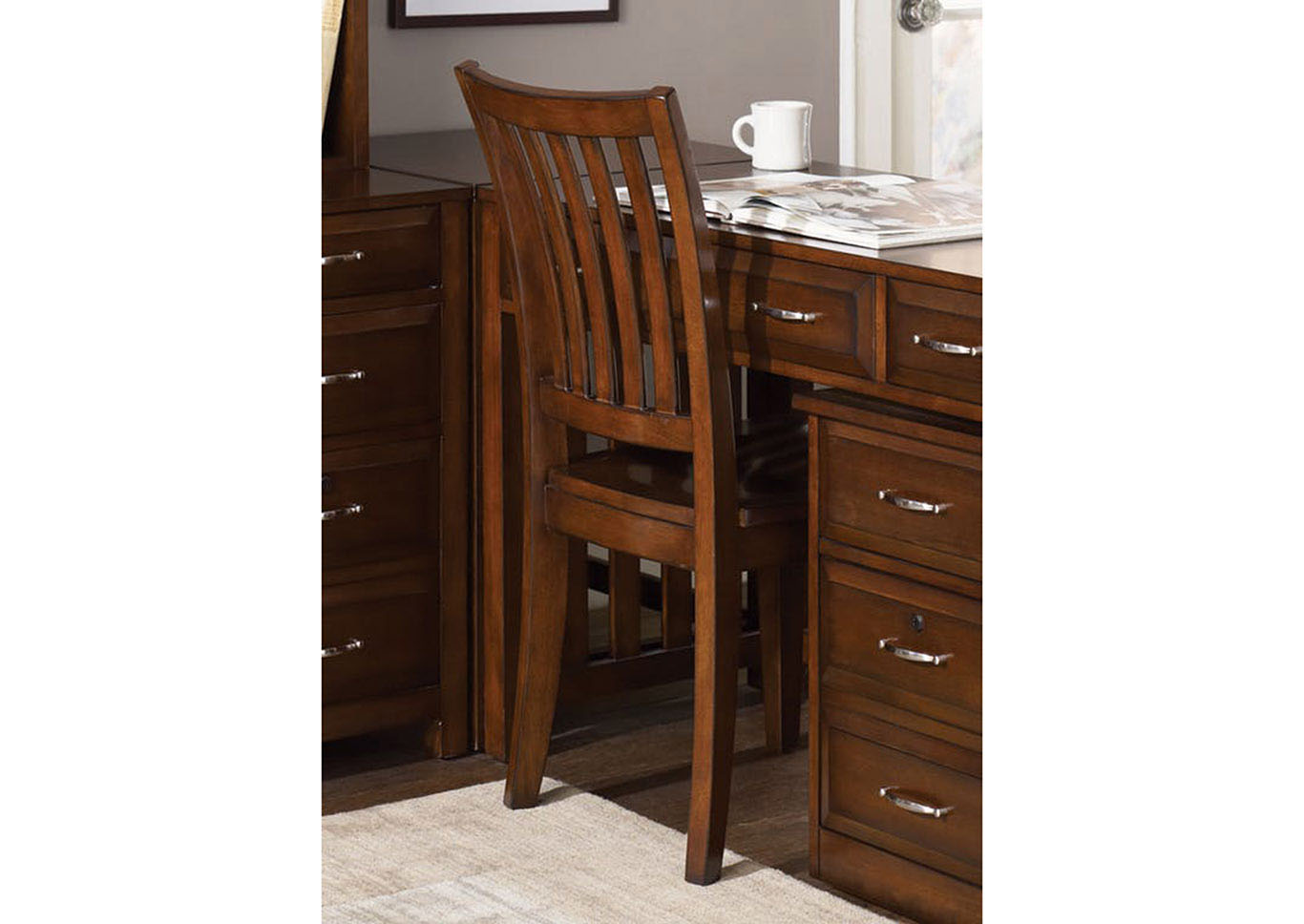Liberty Furniture Home Office School House Chair (RTA) 715553 at FurnitureLand,Furniture Land