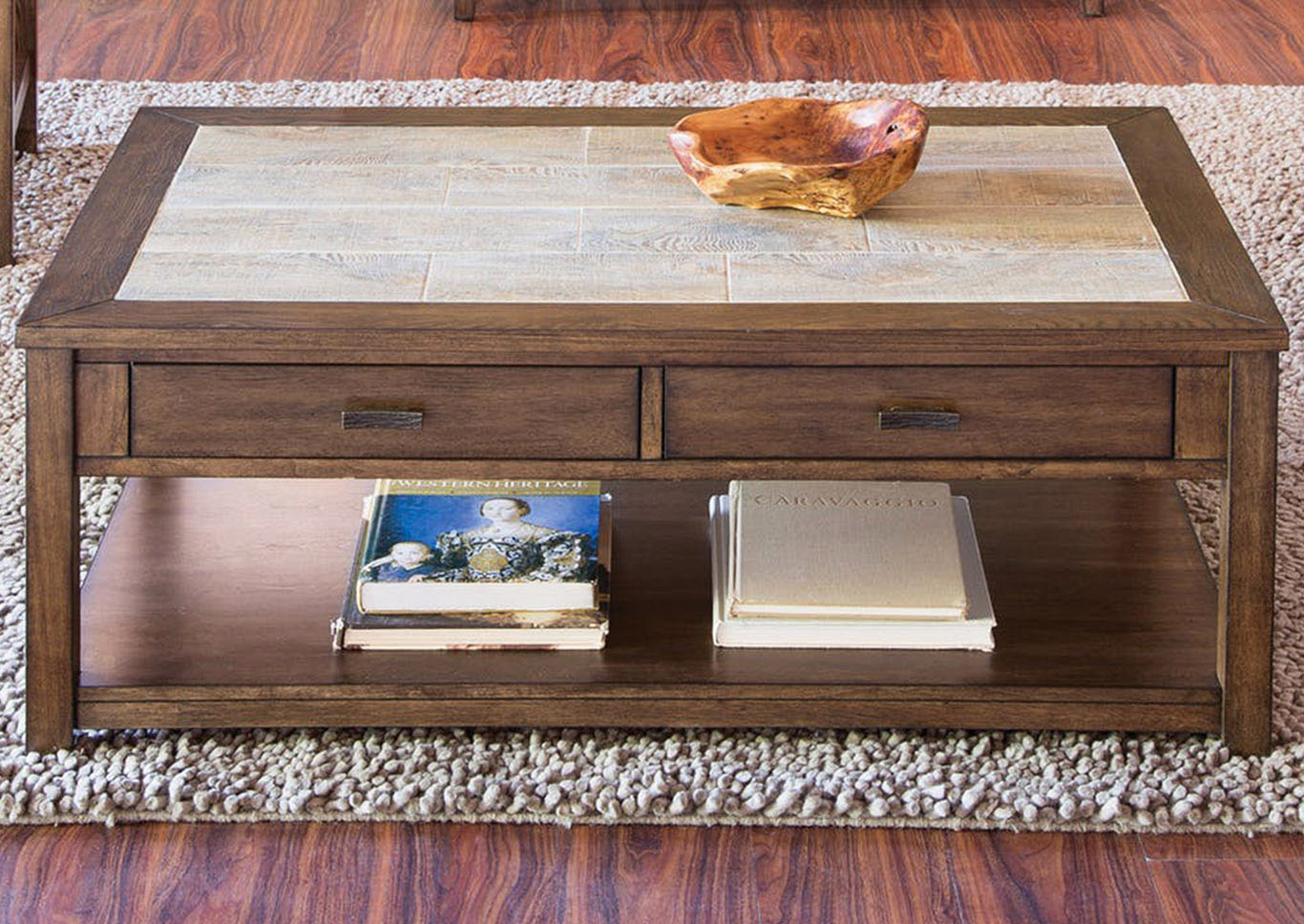 Liberty Furniture Living Room Cocktail Table 715565 at FurnitureLand,Furniture Land