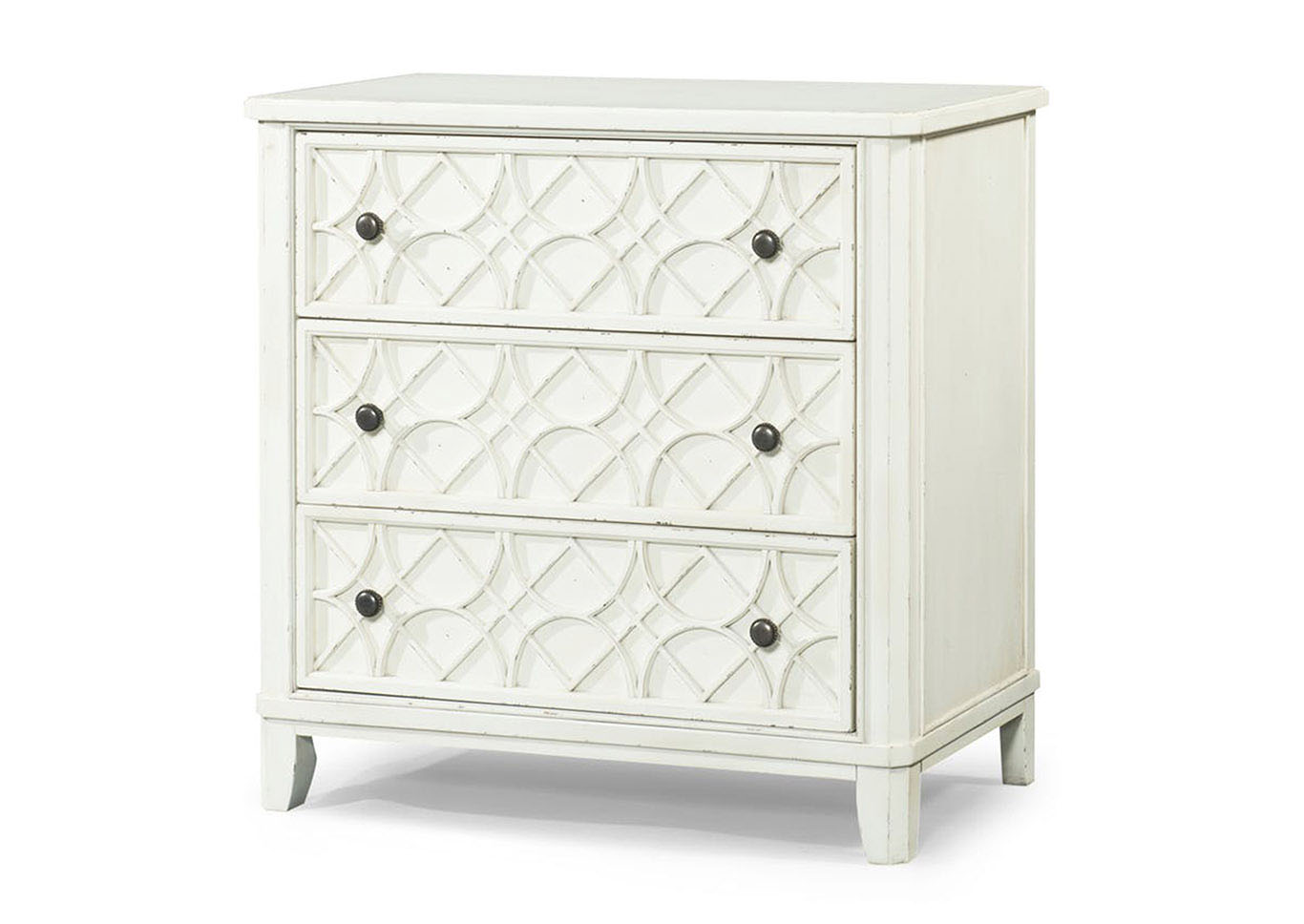 TY-C Bedroom Gwendolyn Night Stand Whipped Cream 718320 at FurnitureLand,Furniture Land