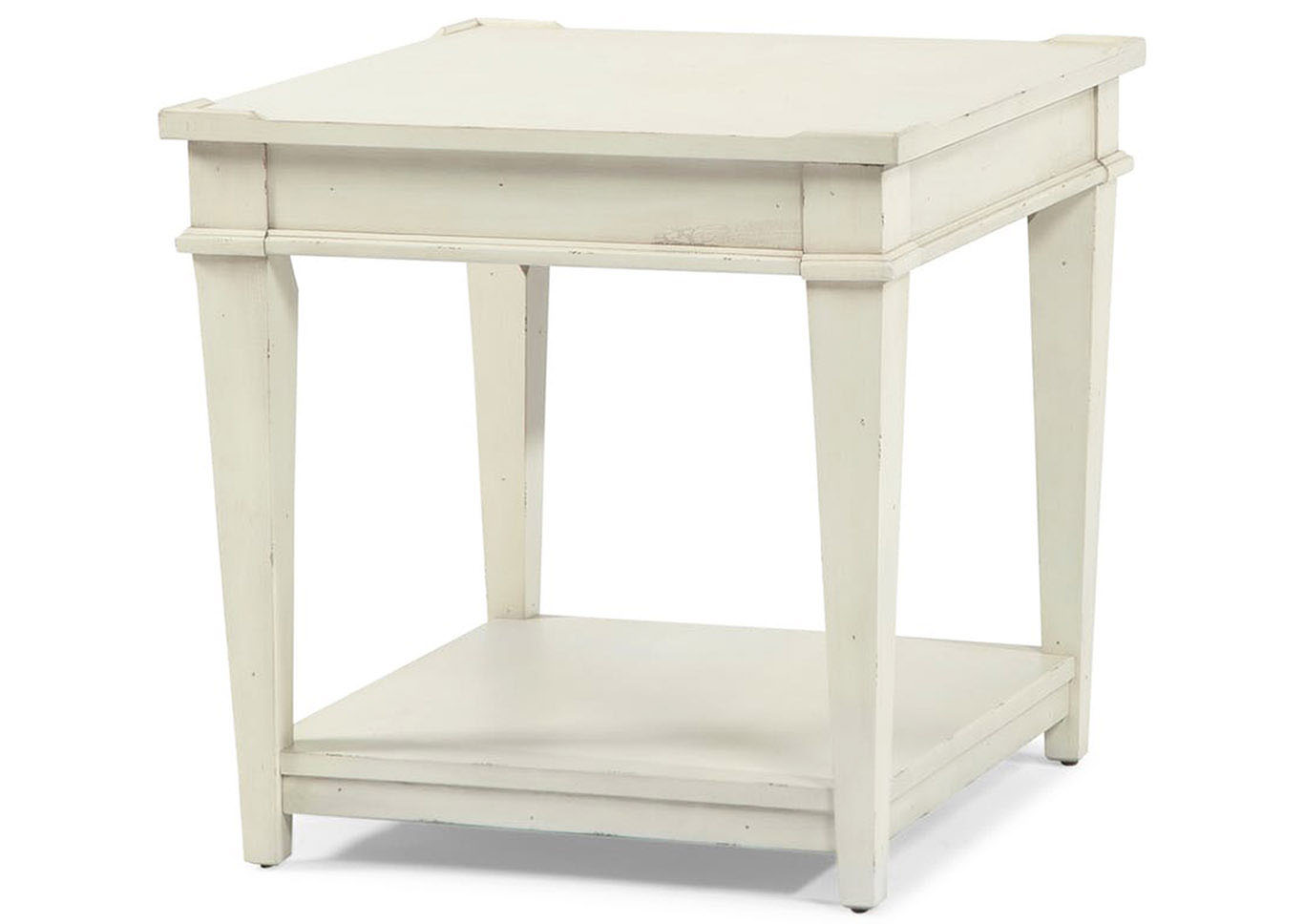 TY-C Living Room Azalea End Table Whipped Cream 718329 at FurnitureLand,Furniture Land