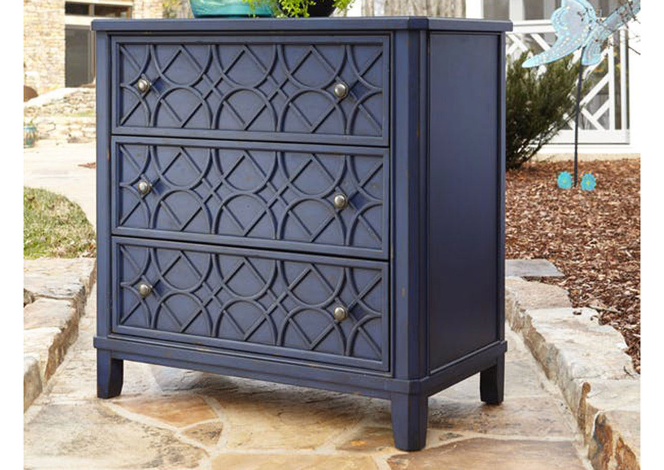 TY-C Bedroom Gwendolyn Night Stand Troyal Blue 718338 at FurnitureLand,Furniture Land