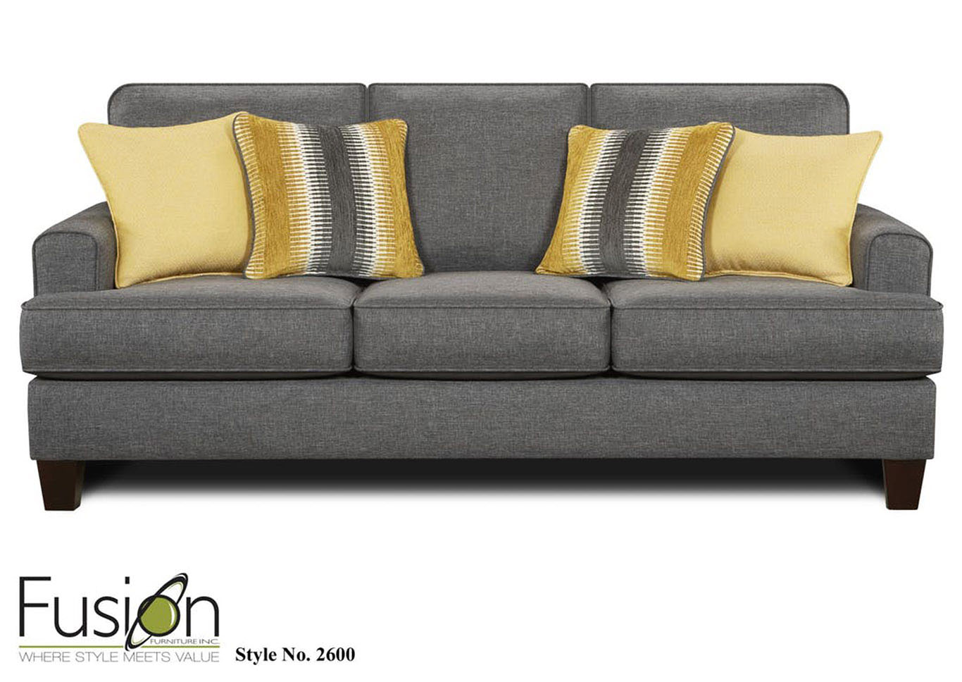 Fusion Living Room Sofa 742623 at FurnitureLand,Furniture Land