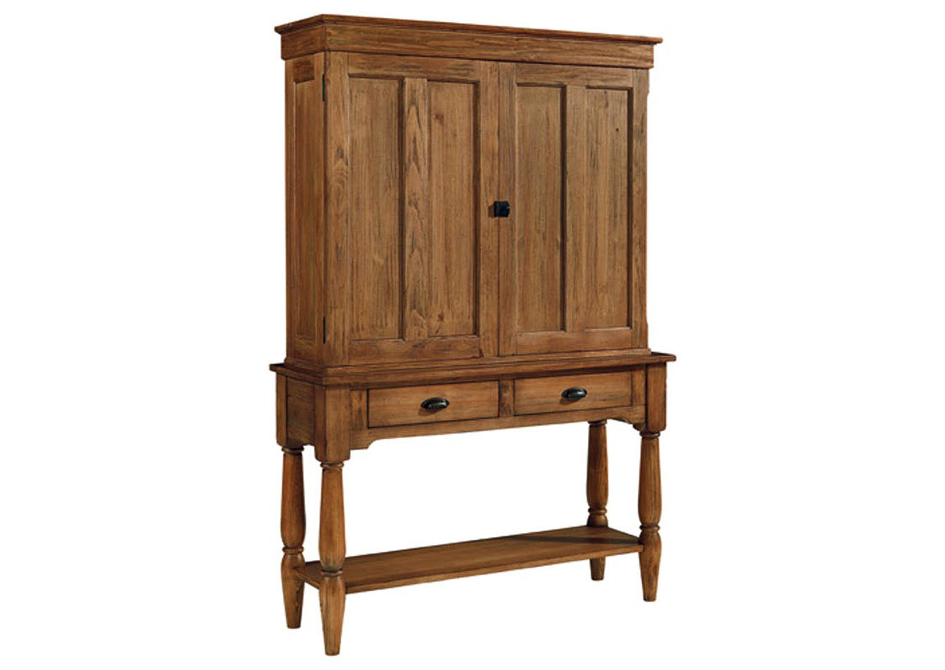 Magnolia Home by Joanna Gaines Dining Room Hutch, Bench Finish 748351 at FurnitureLand,Furniture Land