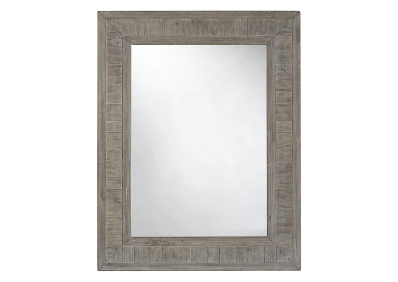 Universal Furniture Bedroom Mirror, Greystone Finish 757561 at FurnitureLand,Furniture Land