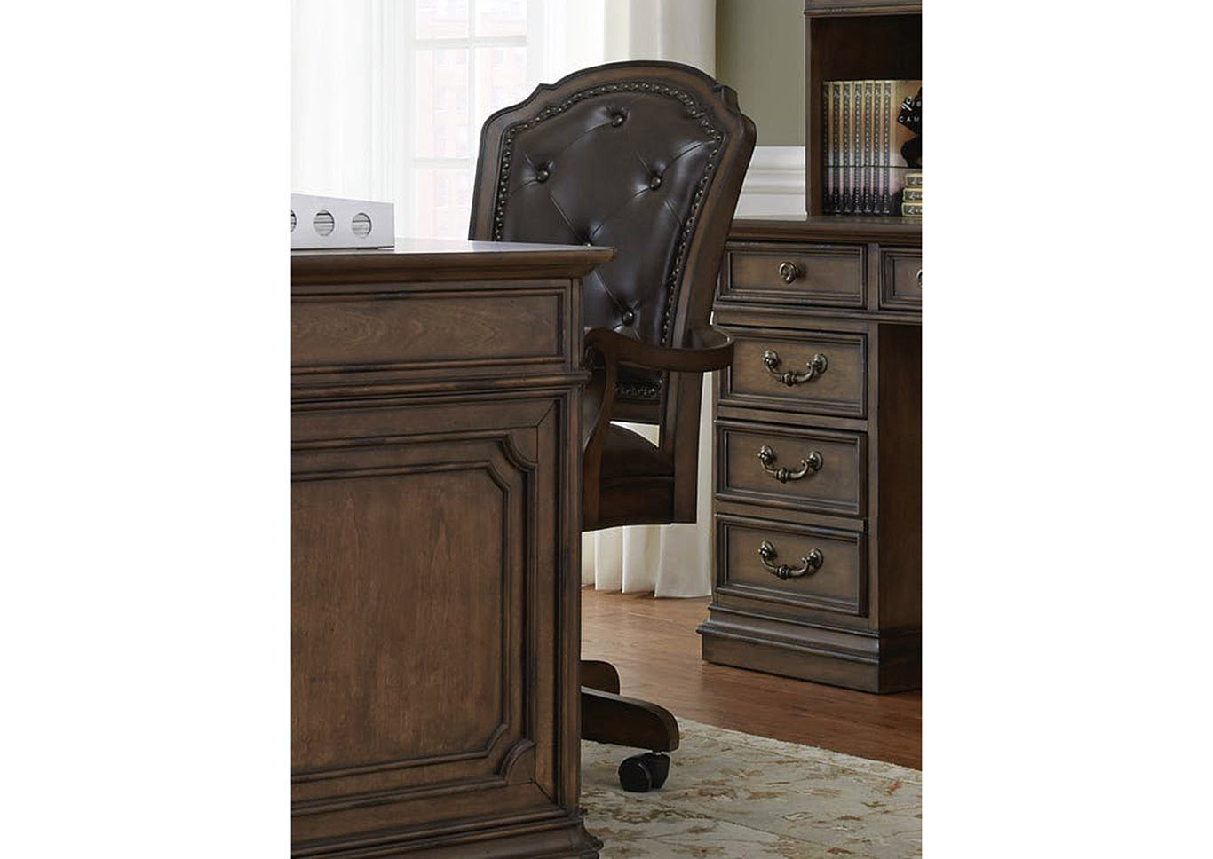 Liberty Furniture Home Office Jr Executive Office Chair 758860 at FurnitureLand,Furniture Land