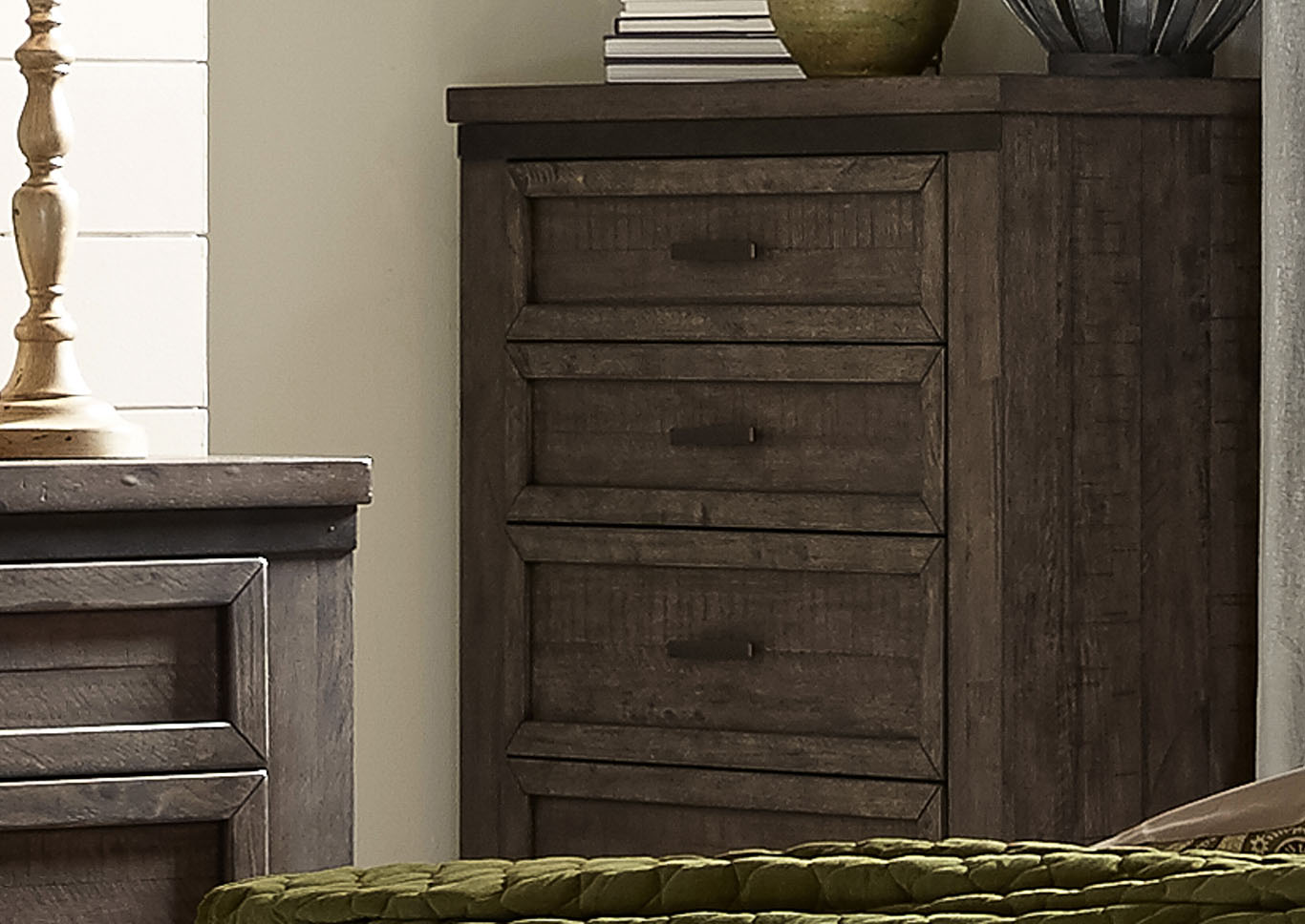 Thornwood Distressed Finish 5 Drawer Chest,Furniture Land