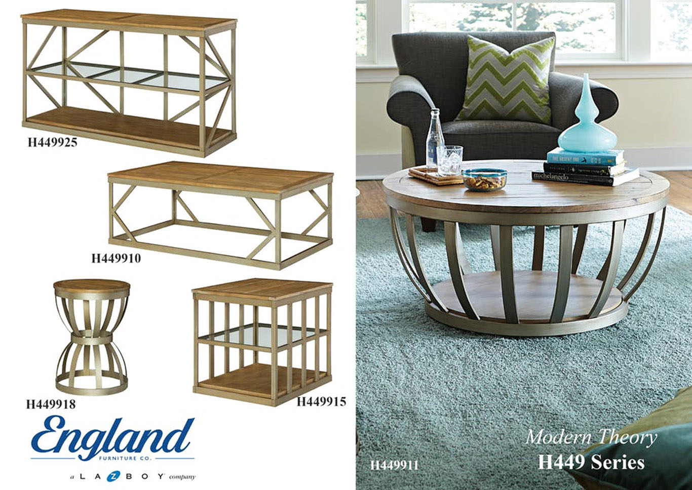 England Living Room Modern Theory Tables 762117 at FurnitureLand,Furniture Land