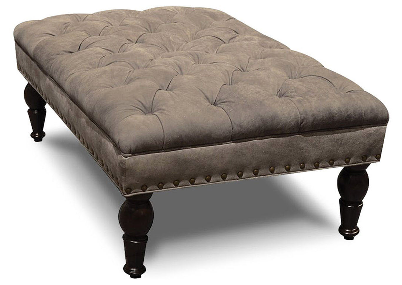 England Living Room Everly Ottoman with Nails 777565 at FurnitureLand,Furniture Land
