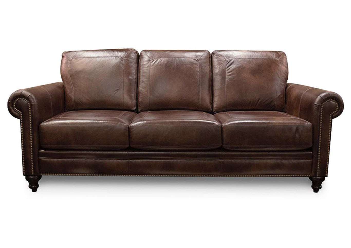 England Living Room Wilson Sofa with Nails 780754 at FurnitureLand,Furniture Land