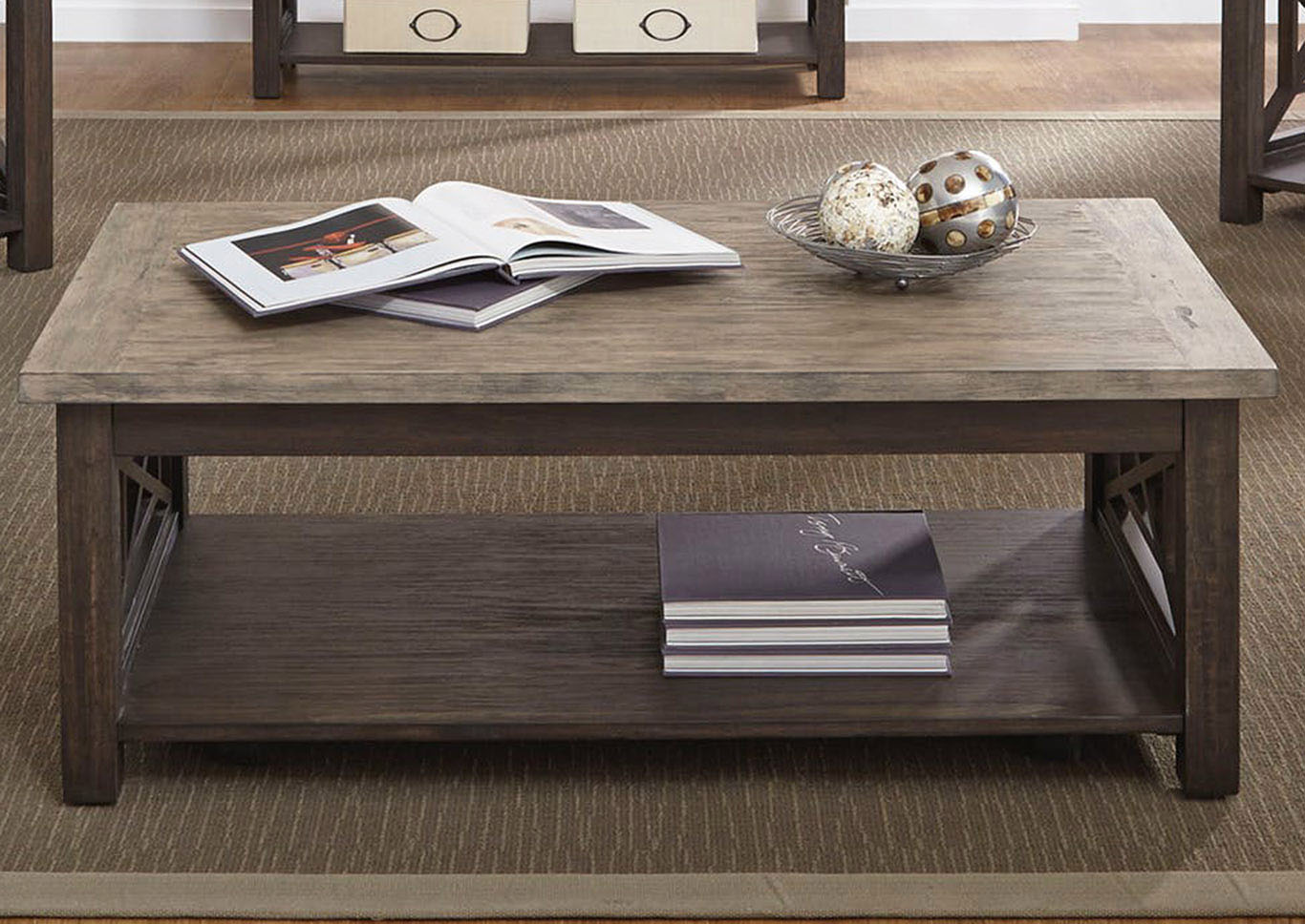 Liberty Furniture Living Room Cocktail Table 782336 at FurnitureLand,Furniture Land