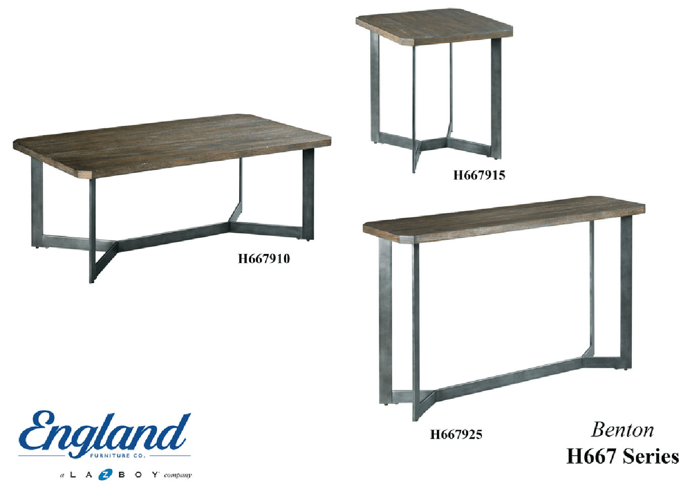 England Benton Mocha Oak End Table,Furniture Land