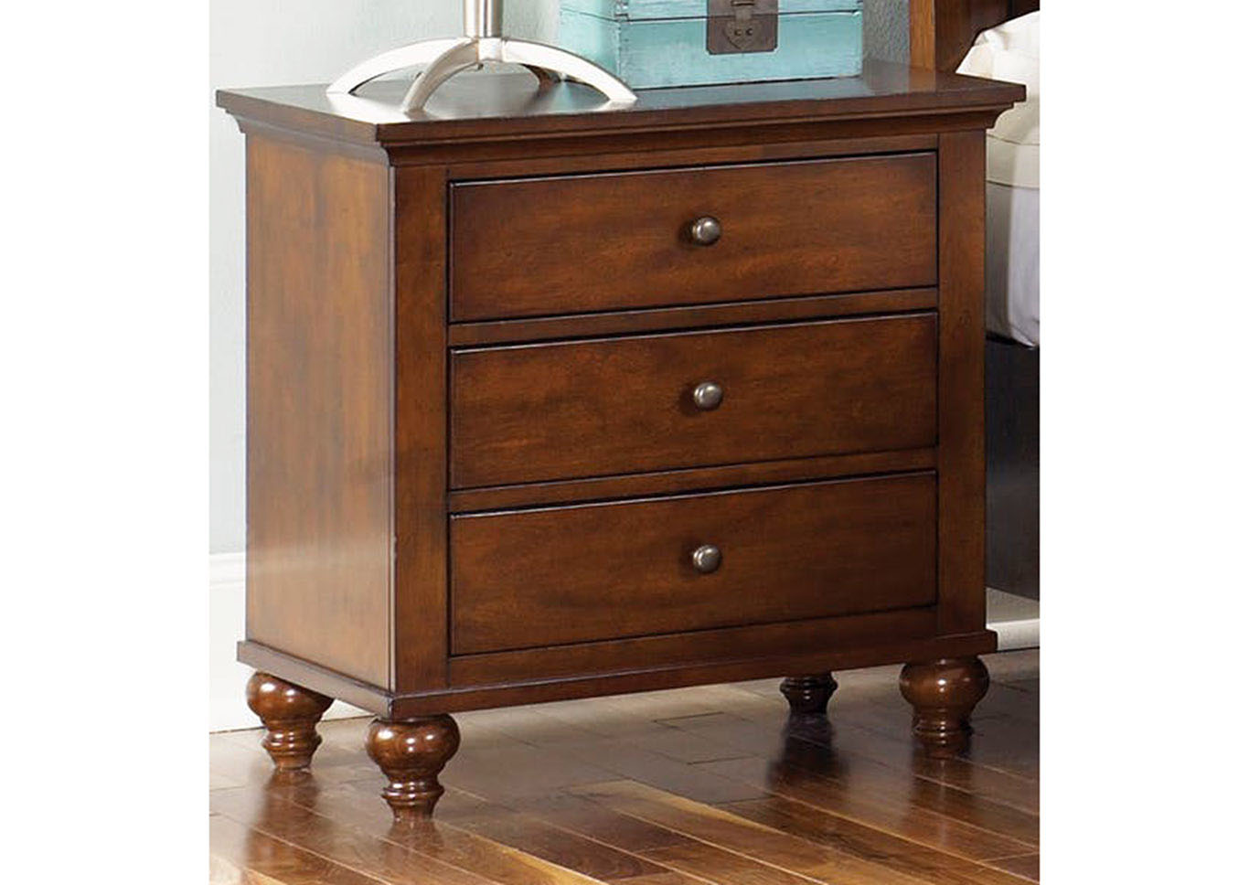 Liberty Furniture Bedroom 3 Drawer Night Stand 817964 at FurnitureLand,Furniture Land
