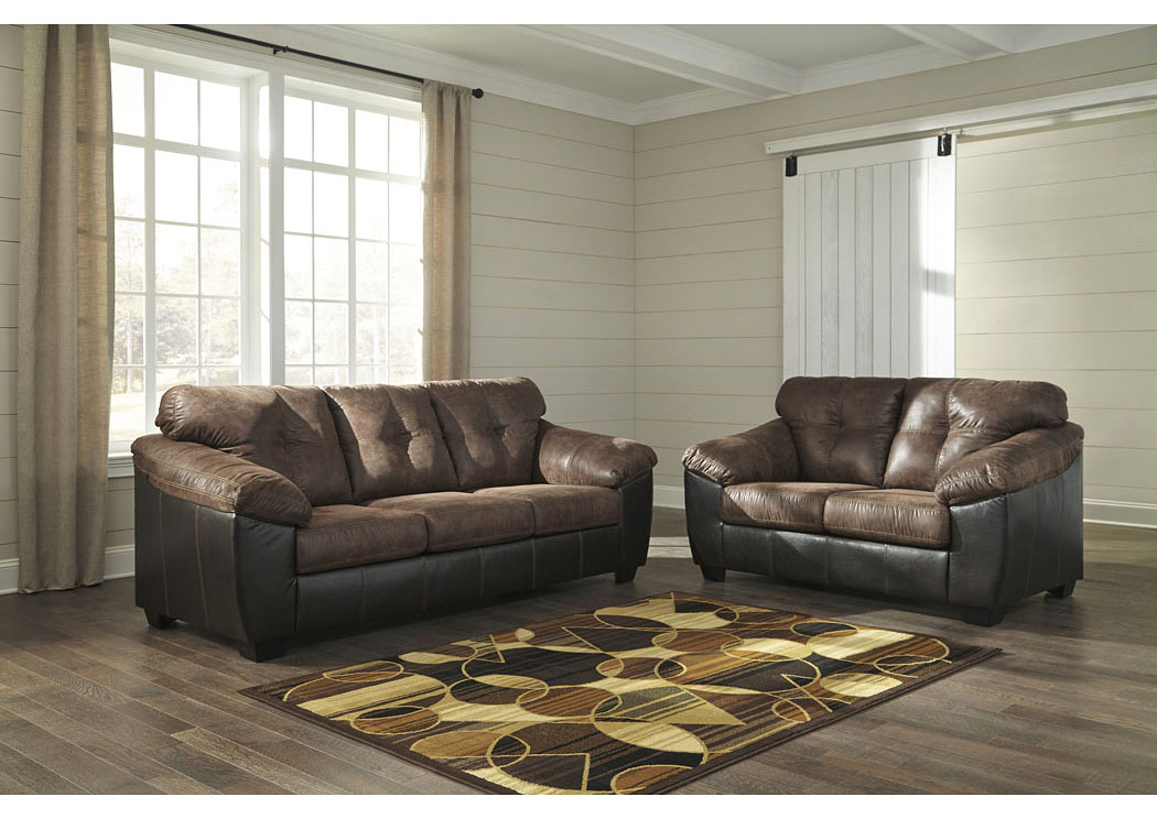 Gregale Coffee Sofa and Loveseat,Furniture Land