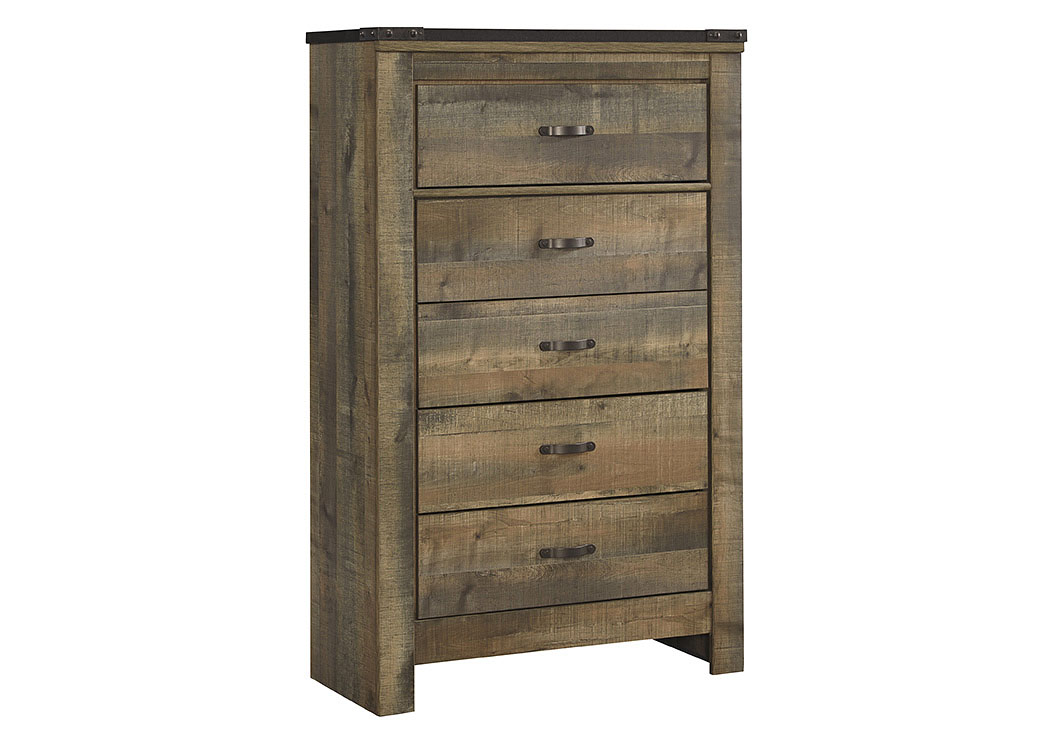 Signature Design by Ashley Bedroom Five Drawer Chest 737210 at FurnitureLand,Furniture Land