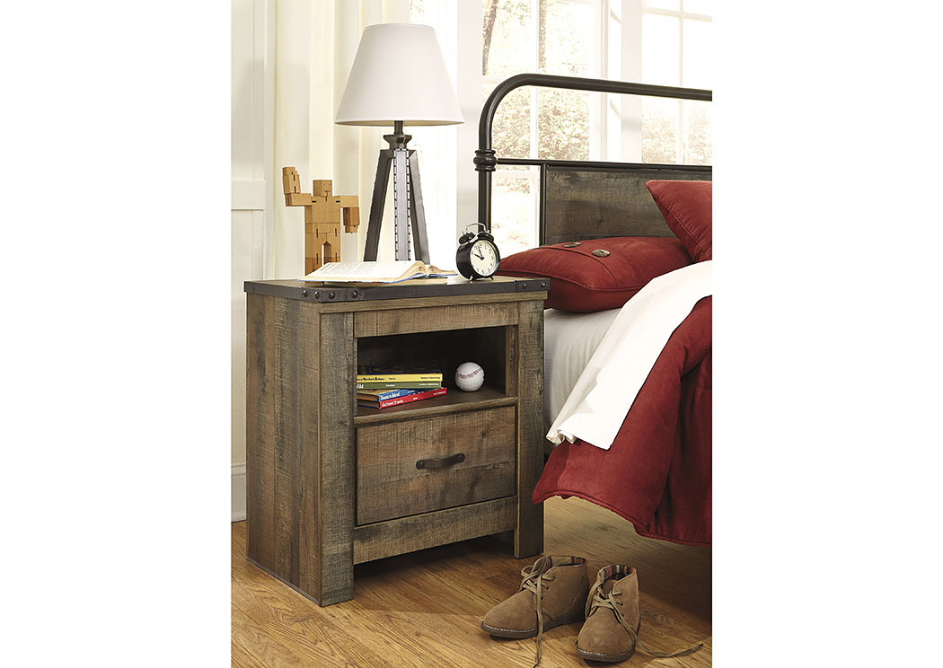 Signature Design by Ashley Bedroom One Drawer Night Stand 737221 at FurnitureLand,Furniture Land