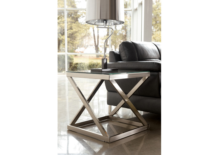 Signature Design by Ashley Living Room Square End Table 719145 at FurnitureLand,Furniture Land