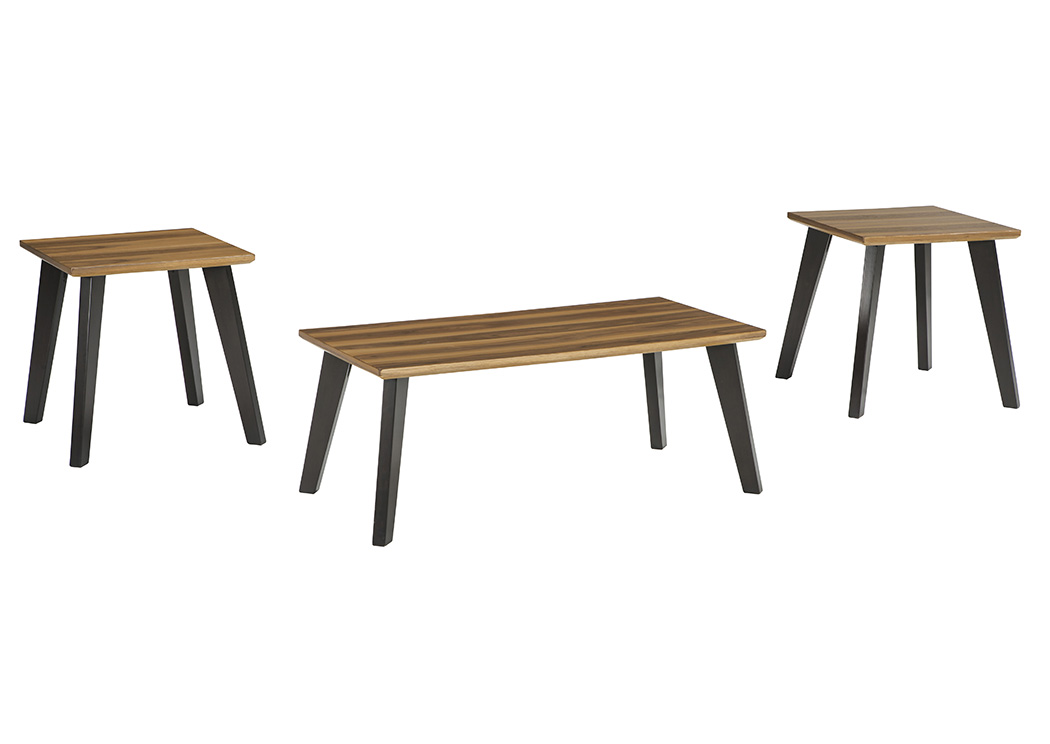 Signature Design by Ashley Living Room Occasional Table Set 806445 at FurnitureLand,Furniture Land