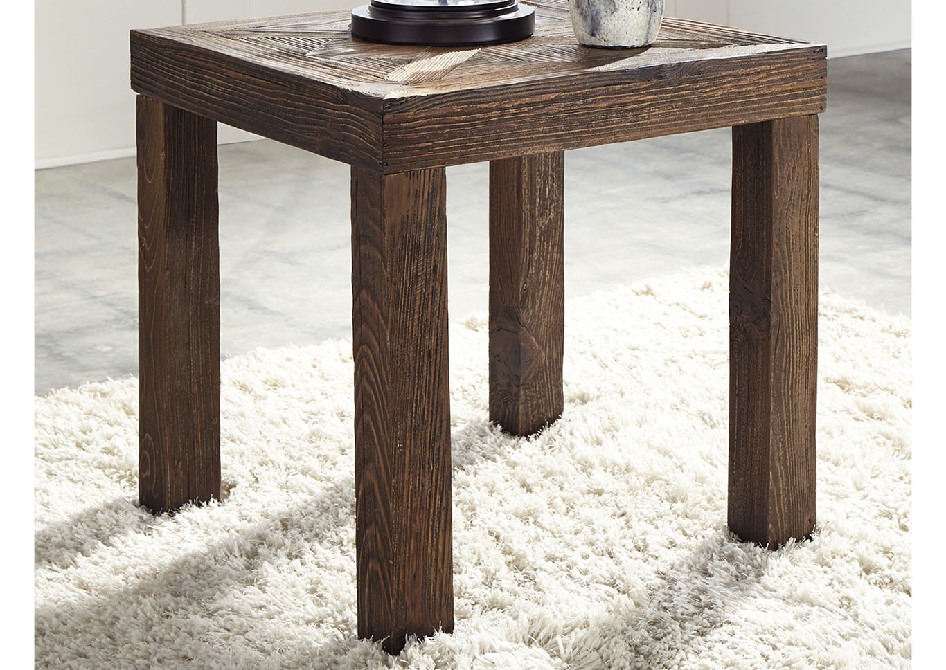 Signature Design by Ashley Living Room Square End Table 826987 at FurnitureLand,Furniture Land