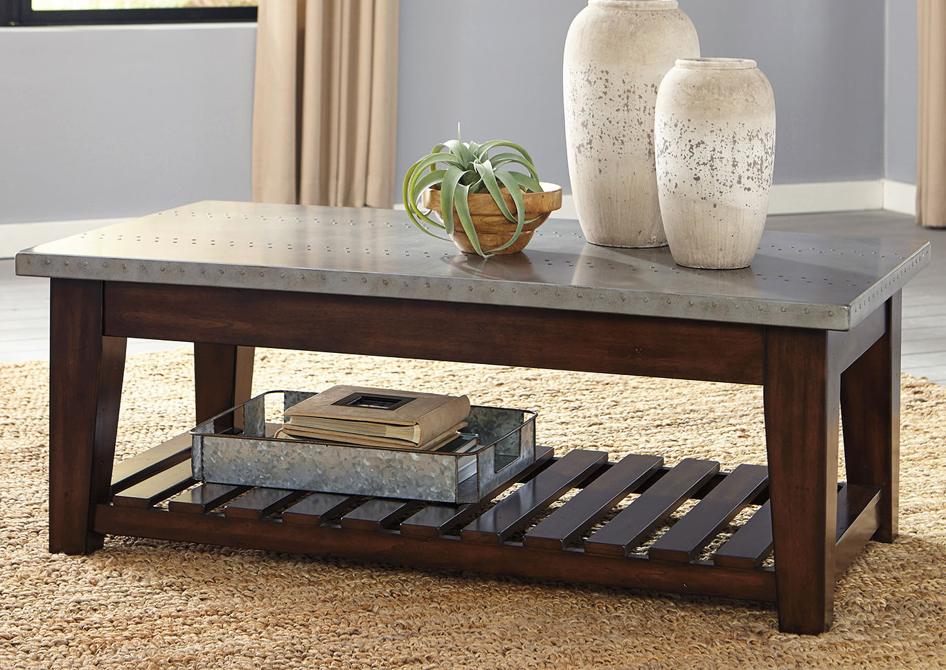 Signature Design by Ashley Living Room Lift Top Cocktail Table 834075 at FurnitureLand,Furniture Land