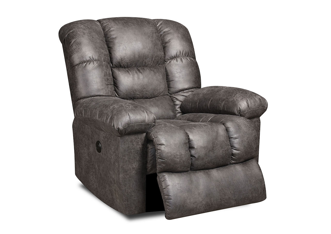American Furniture Manufacturing Santa Fe Grey Power Recliner,Furniture Land