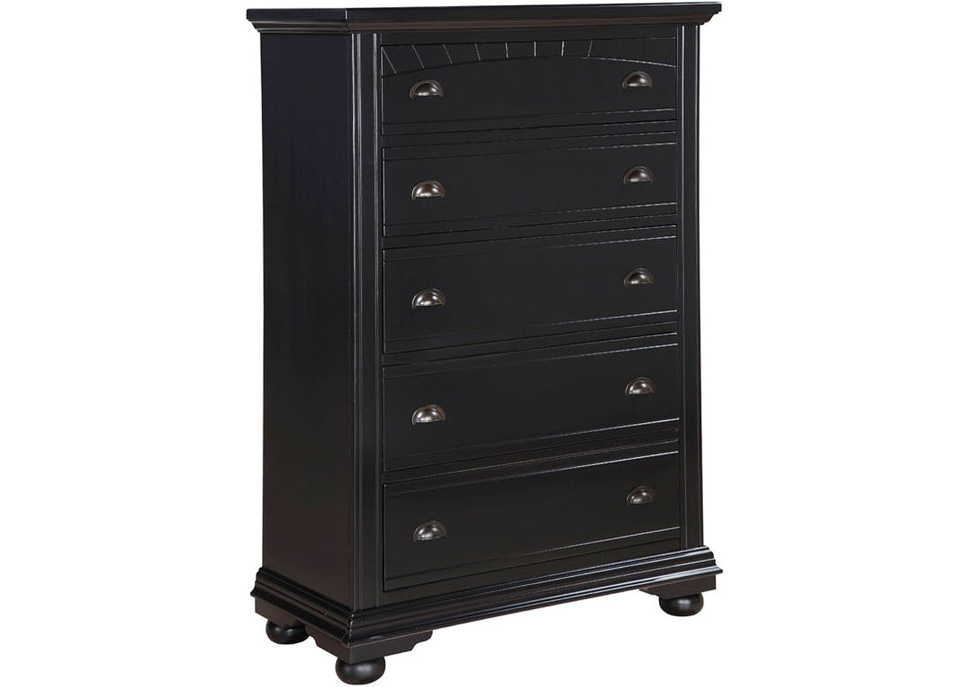 Brook Black Chest,Furniture Land
