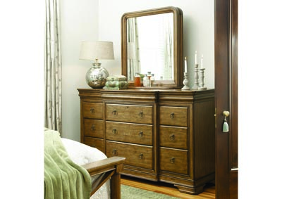 Image for Universal New Lou Drawer Dresser & Vertical Storage Mirror
